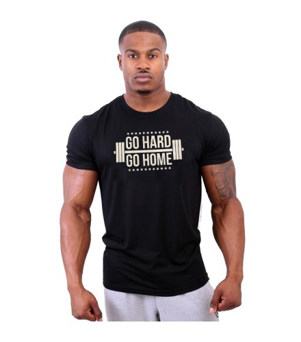 MR043 - GO HARD GO HOME Gym T shirt 